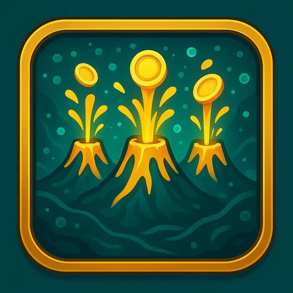 3 Coin Volcanoes slot game thumbnail