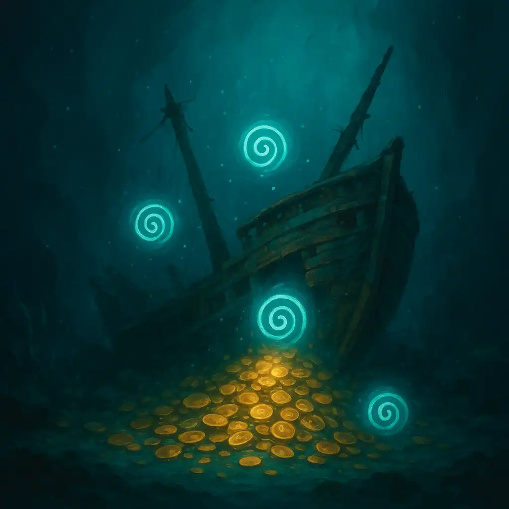 Free Spins Shipwreck promotion illustration